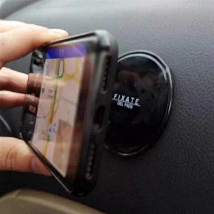 2Peças / Conjunto de Base Adesiva de Nano Gel Multifuncional para Carro Reutilizável, Base Anti-Deslizante, Suporte Mágico de Gel para Telefone