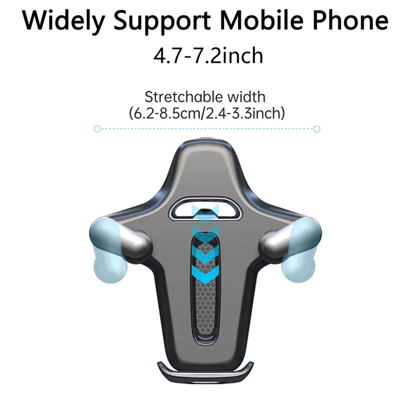 Wall Mount Phone Holder 360 Degree Adjustable Phone Stand for 4.7-7.2 Inch Smartphones