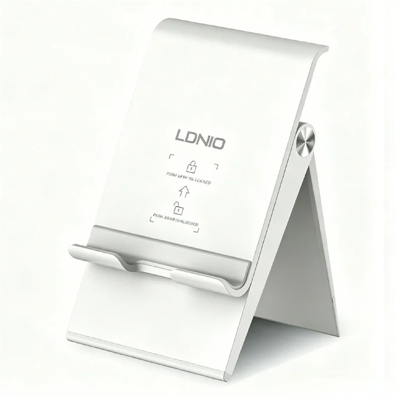 LDNIO MG07 Foldable Desktop Phone Tablet Stand Adjustable Height Anti-slip Portable Holder for 4.7-12 Inch Devices - White