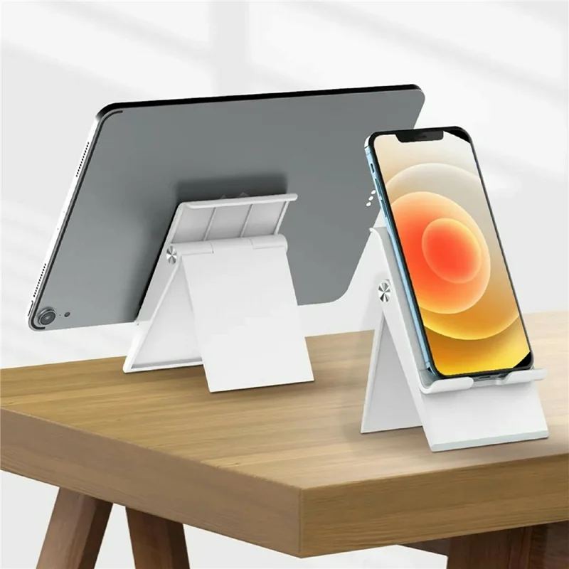 LDNIO MG07 Foldable Desktop Phone Tablet Stand Adjustable Height Anti-slip Portable Holder for 4.7-12 Inch Devices - White