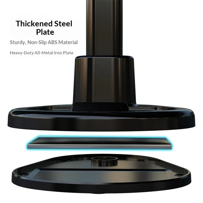 T13-2 Mobile Phone Live Stand Multi-Angle Adjustment Desktop Tripod for Live Streaming - Black