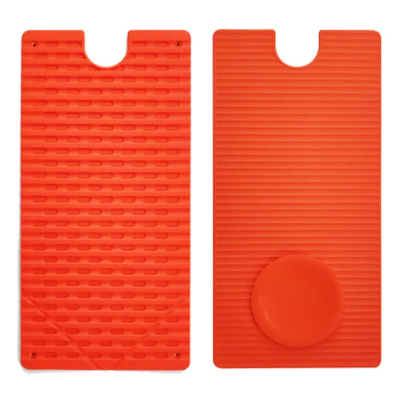 Phone Tablet Stand Flexible Foldable Silicone Suction Cup Adjustable Angle Rollable Holder for Travel Workout Desk - Orange
