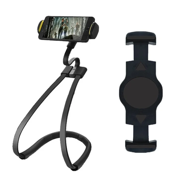 Mobile Phone Holder Lazy Flexible 360 Degree Phone Stand Neck Hanging Bendable Holder Support for Cellphone, 17mm Ball Head - Style B