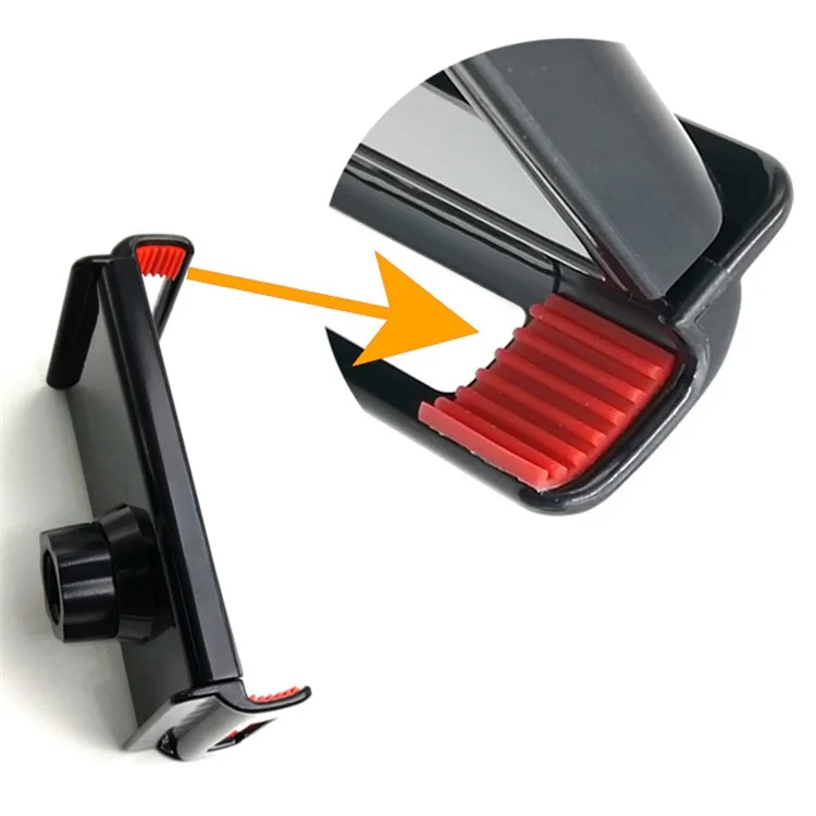 Clip Per Fissaggio Del Cellulare Per il Cellulare Per il Supporto Per Pannello a Scomparsa Per Telefono Cellulare Per la Testa da 17 mm - Nero