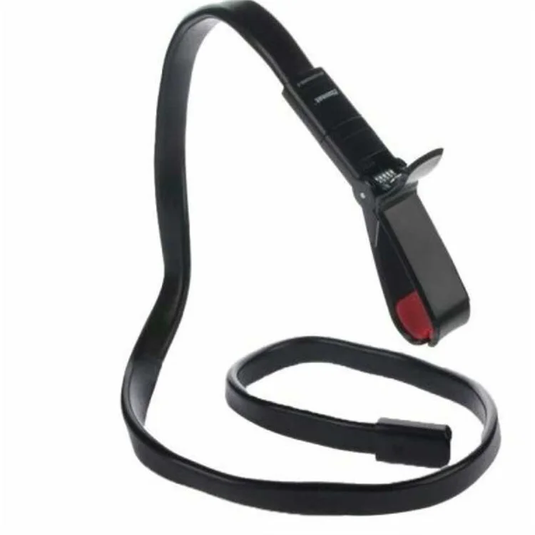 PHOSEAT Flexible Arm Phone Holder Clip Lazy Mobile Phone Bracket for Bed Desk - Orange