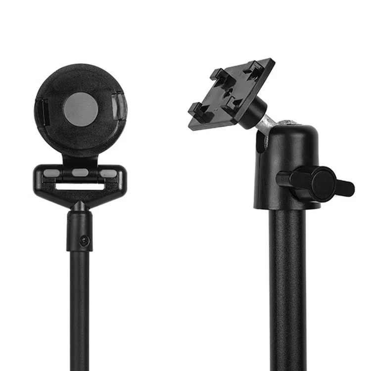 Universal Mobile Phone Tablet Holder Floor Stand 360 Degree Rotating Retractable Tripod Bracket, Thicken Version