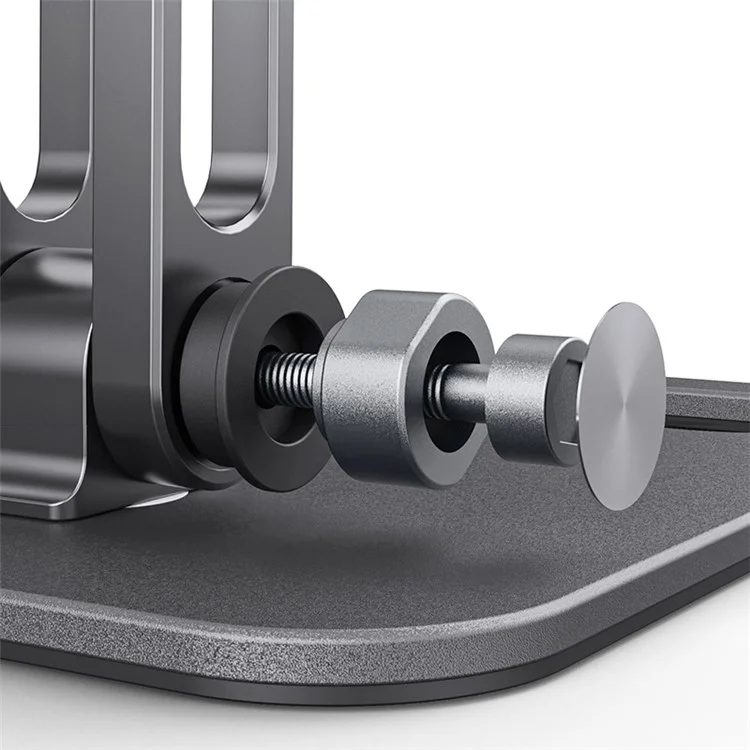 Yoobao P66 Aluminus Aluminum Aluminus Plaba de Tebleta de Pelígo Mobleto de Alumento Soporte de Escritorio Ajustable - Negro