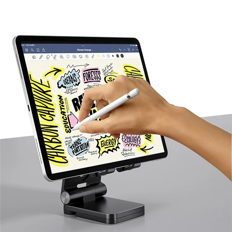 Suporte Multifuncional de Suporte de Mesa de Mesa / Tábua / Computador Portátil - Preto
