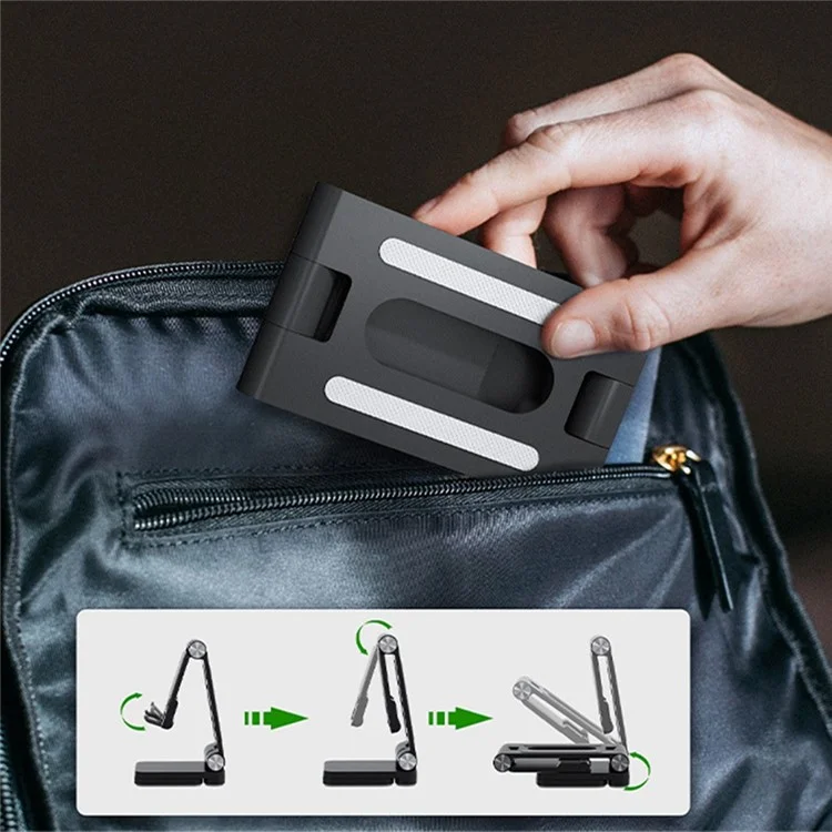 Suporte Multifuncional de Suporte de Mesa de Mesa / Tábua / Computador Portátil - Preto