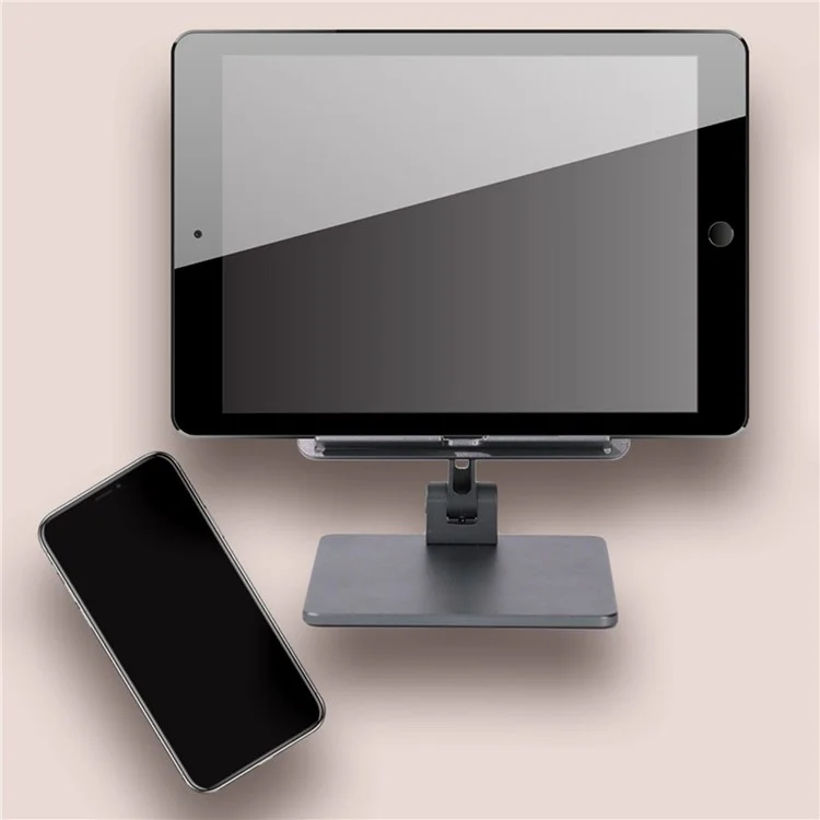 Folding Aluminum Alloy Desktop Phone Holder Magnetic Absorption Height Adjustable Tablet Bracket