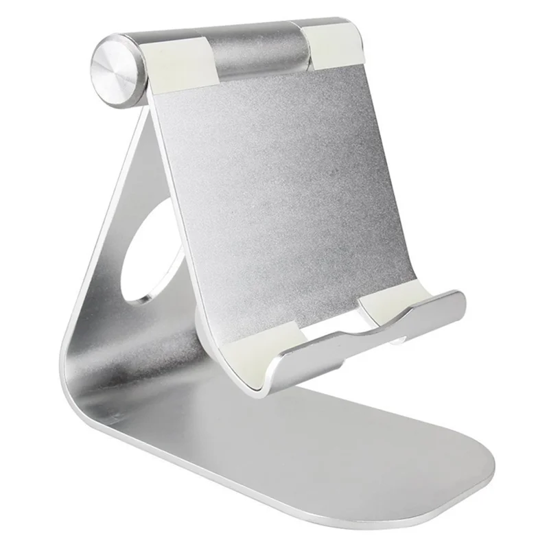 TP1 Universal Aluminum Alloy Adjustable Desktop Stand Phone Tablet Holder - Silver