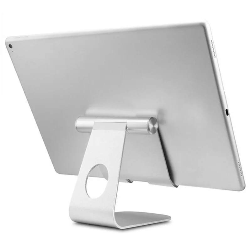 TP1 Universal Aluminum Alloy Adjustable Desktop Stand Phone Tablet Holder - Silver