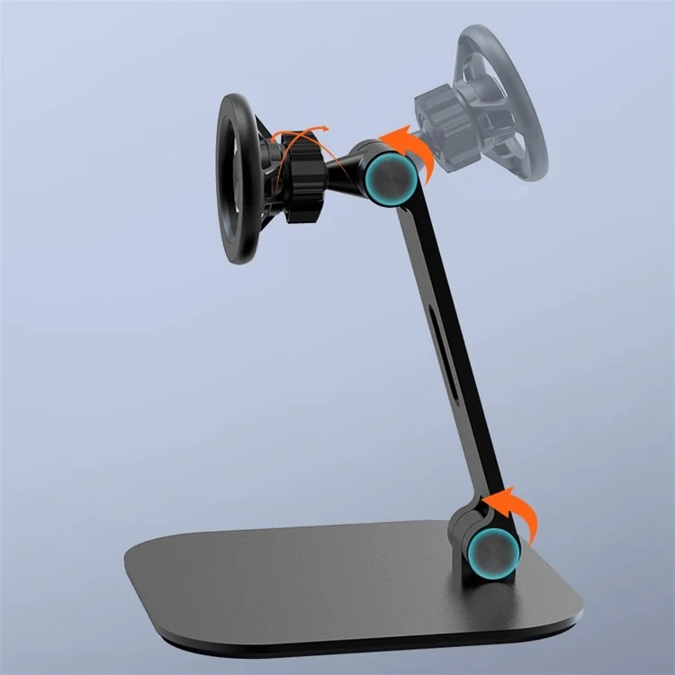 R-JUST HZ28 Magnetic Absorption Desktop Bracket 360 Degree Rotating Phone Holder Stand