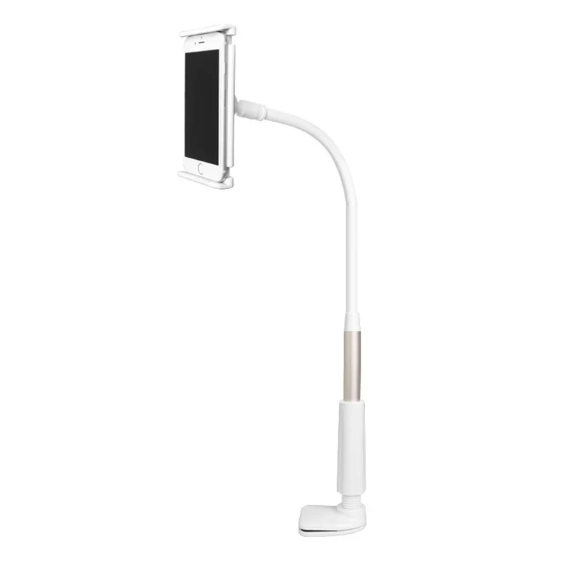 LP-6 84cm Bedside Desktop Bracket 360 Degree Rotating Lazy Bracket Tablet Holder Stand for iPad - Gold