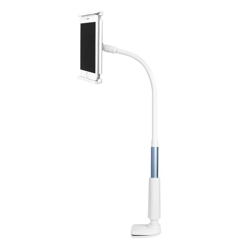 LP-6 84cm Bedside Desktop Bracket 360 Degree Rotating Lazy Bracket Tablet Holder Stand for iPad - Blue