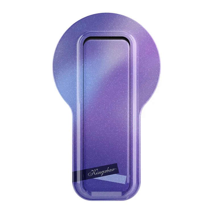 KINGXBAR Desktop Magnetic Phone Holder Horizontal Vertical Stand Universal Phone Support Kickstand - Light Purple