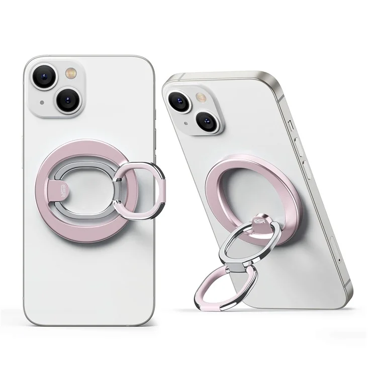 ESR For iPhone 14 / 13 / 12 Series Magnetic Mobile Phone Ring Holder Kickstand Compatible with MagSafe - Rose Gold