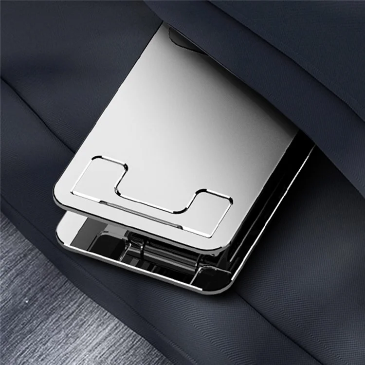 K5 Mobile Phone Tablet Desktop Holder Stand Rotatable Four Shaft Aluminum Alloy Cellphone Bracket - Silver