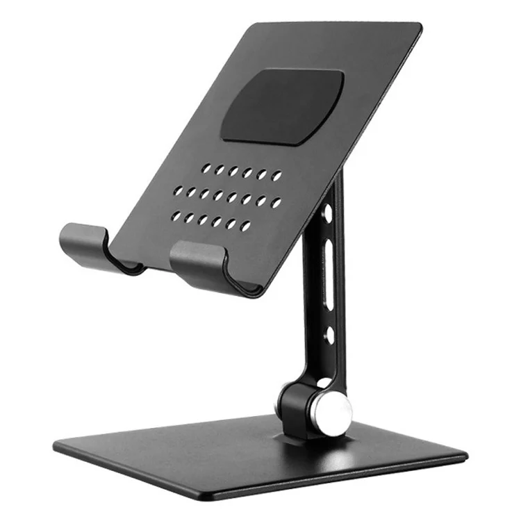 Регулируемый Настольный Компьютер Lazy Mobile Plaint Holder Stand Metal Metal Metal Plable Thone Bracket - Черный