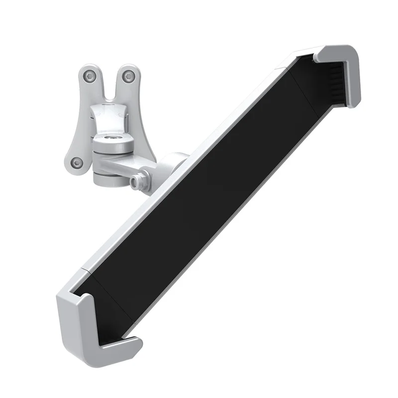 C120+H85A Aluminum Alloy 7-11inch Tablet Holder Bracket Wall Mount Anti-theft Tablet Stand with Security Lock and Key
