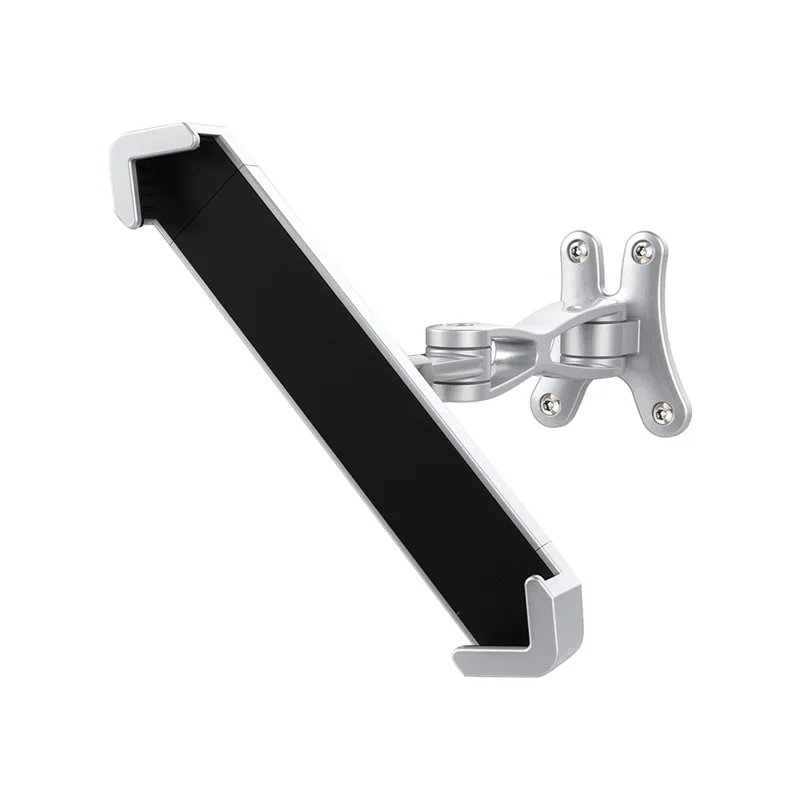 C120+H85A Aluminum Alloy 7-11inch Tablet Holder Bracket Wall Mount Anti-theft Tablet Stand with Security Lock and Key