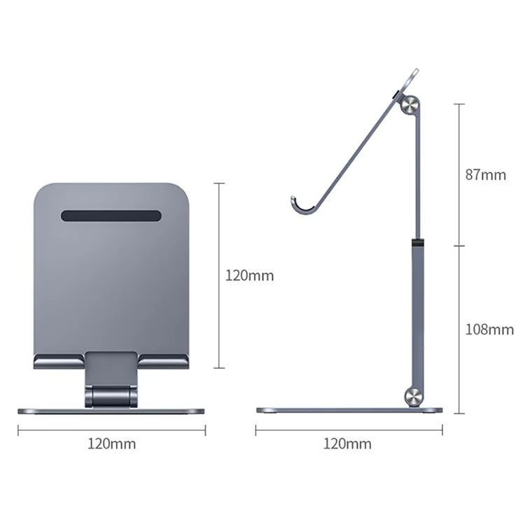 UGREEN 90443 Liftable Tablet Stand Folding Desktop Bracket for iPhone 14 Pro Max / iPad Pro 12.9"
