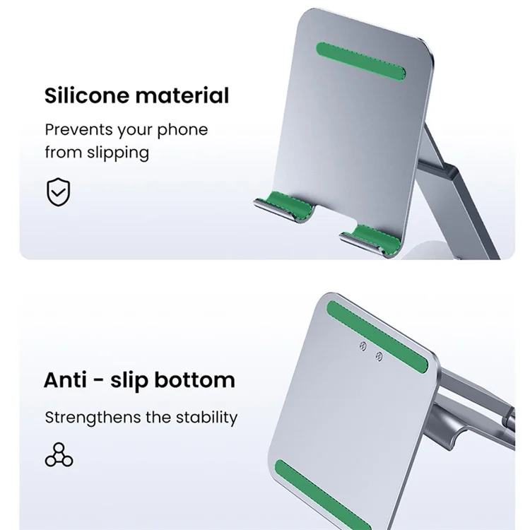UGREEN 90443 Liftable Tablet Stand Folding Desktop Bracket for iPhone 14 Pro Max / iPad Pro 12.9"