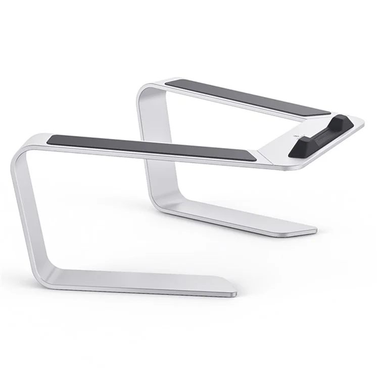 BONERUY P49 Support pour ordinateur portable de bureau de 11 à 15 pouces Porte-ordinateur portable en alliage d'aluminium Refroidissement rapide Argent 