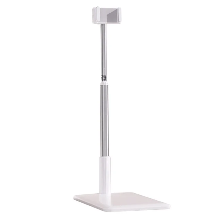 X8 Per Tablet / Cellulare da 4-11 Pollici Piedistallo a Pavimento Rotazione a 360 Gradi Staffa di Sollevamento Libero - Bianco