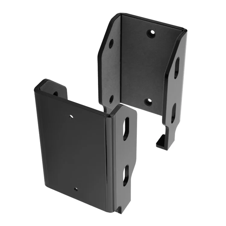 TXESIGN 2Pcs / Set pour Mac Studio Computer Wall Mount Shelf Thicken Acrylic Storage Rack