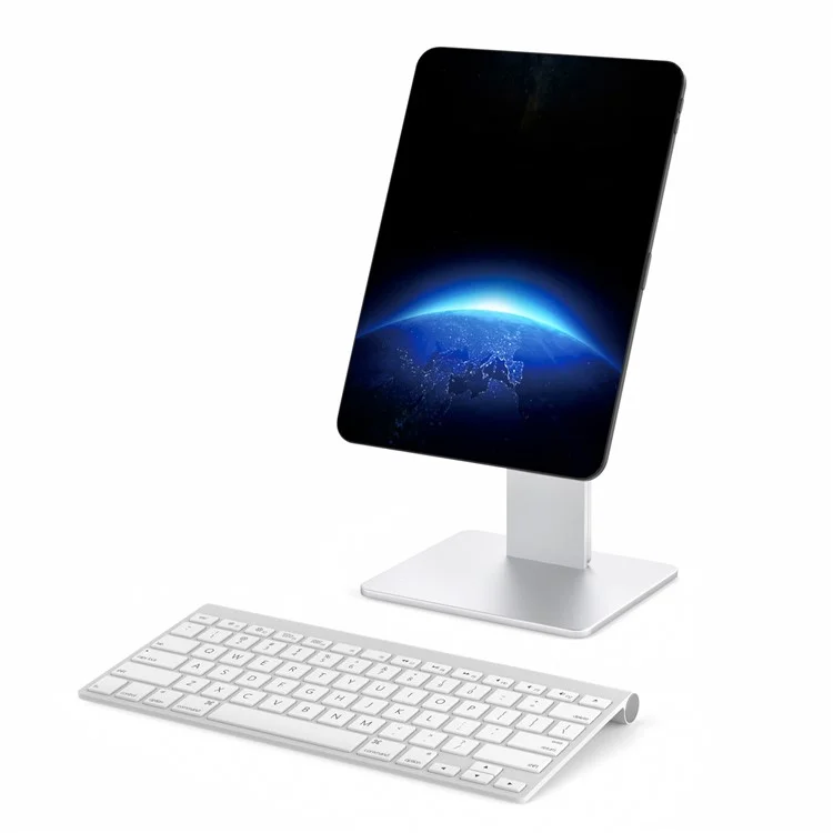 UPERGO AP-7HM Magnetischer Ständer für iPad Höhenverstellbar Aluminiumlegierung Tablet-Halter für den Schreibtisch