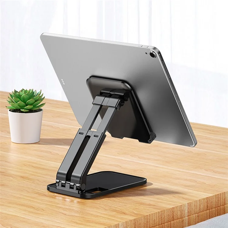 T8 Desktop Biaxial Phone Foldable Stand Adjustable Telescopic Mobile Phone Tablet Holder - Weiß