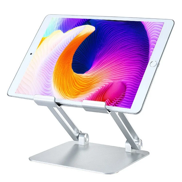 D56-4 Aluminum Alloy Tablet Stand with Cooling Fan for iPad Foldable Desktop Bracket