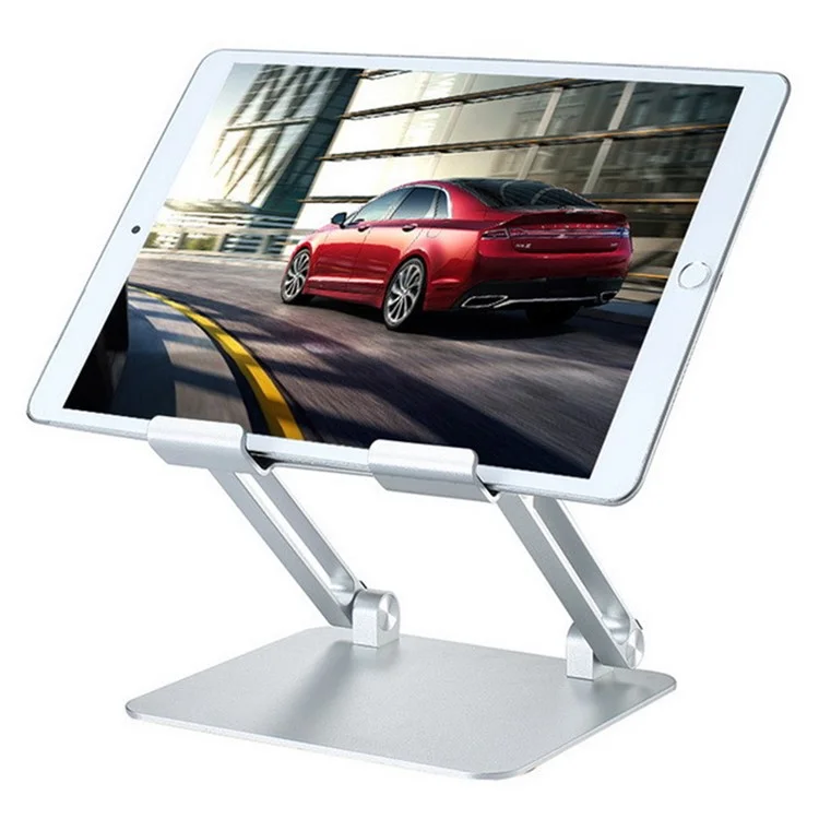 D56-3 Para iPad Suporte de Mesa Dobrável de Liga de Alumínio para Tablet de até 12,9 polegadas