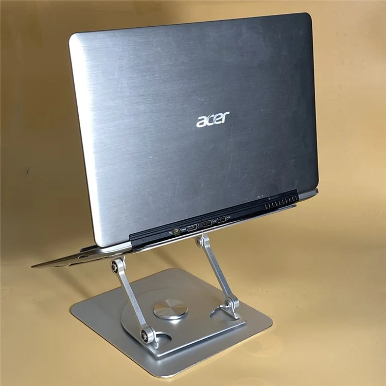 D089 Hollow Panel Foldable Notebook Stand Heat Dissipation Aluminum Alloy Laptop Riser Desktop Bracket
