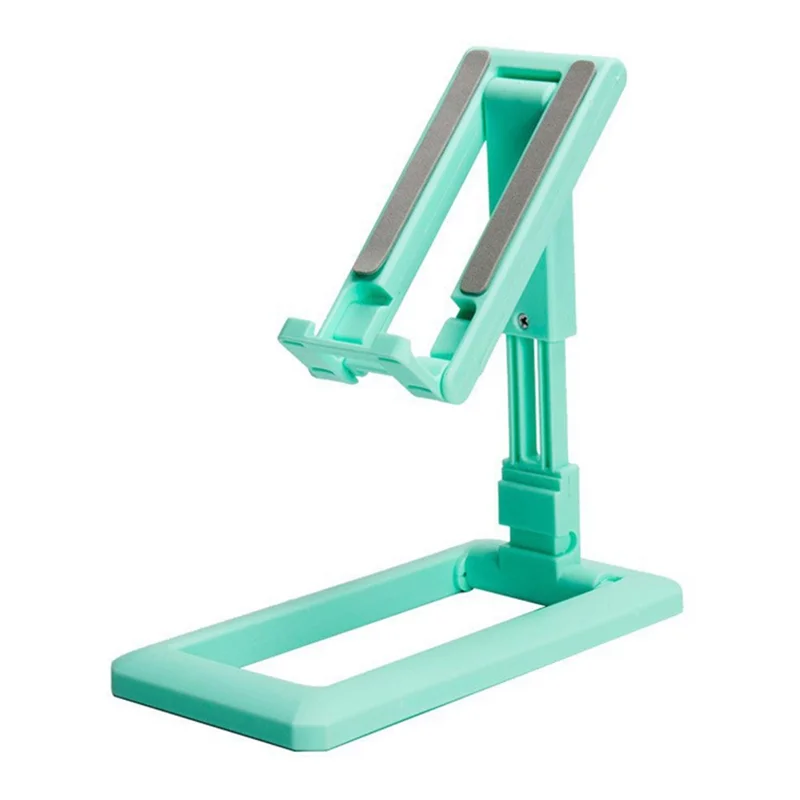 Folding Desk Phone Stand Non-Slip Adjustable Phone Holder for iPhone / Samsung / Huawei - Green
