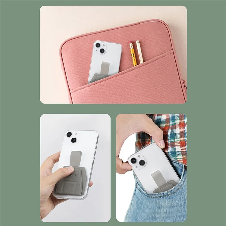 Suporte de celular dobrável magnético ACEVERY para desktop, portátil - Preto