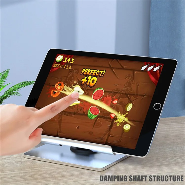 TM08 Foldable Aluminum Alloy Tablet Holder Stand Lazy Desktop Adjustable Phone Tablet Bracket