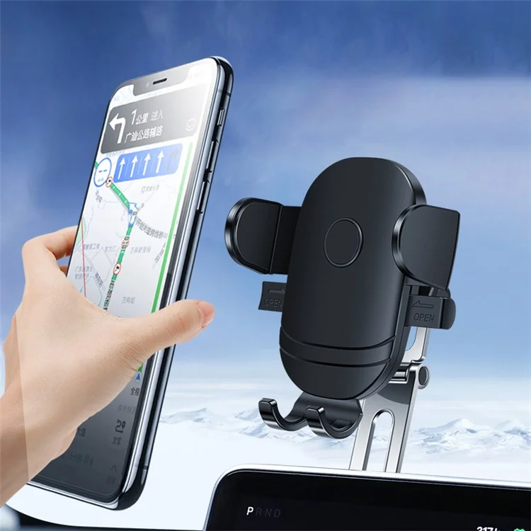 F17 Car Dashboard Screen Mount Phone Holder Stand Adhesive Rotatable Cellphone Bracket - Silber