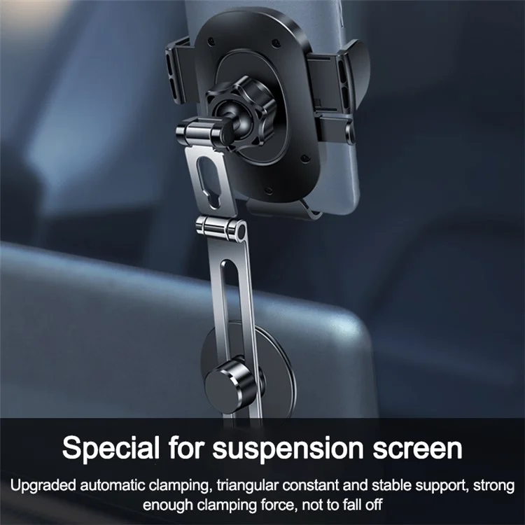 F17 Car Dashboard Screen Mount Phone Holder Stand Adhesive Rotatable Cellphone Bracket - Silber