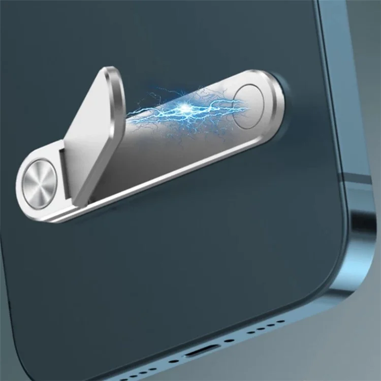 H07 Hidden Faltbare Handy-Halterung Mini selbstklebend Metall Handy Schreibtisch Ständer