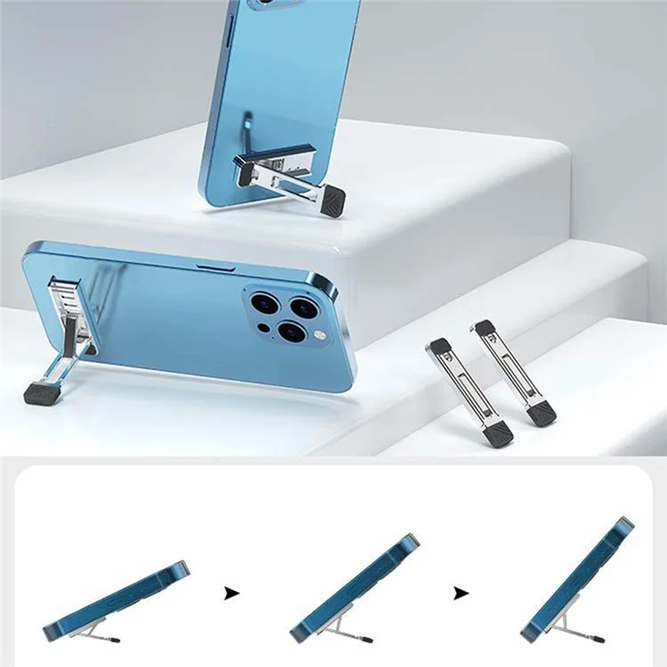Suporte de Celular L Bracket Ultraslim de Liga de Zinco Dobrável para Tablet