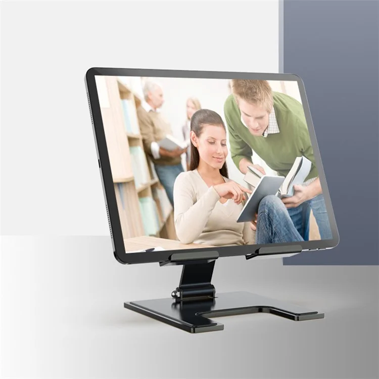 CCT17 Folding Desktop Mini PC Holder Portable Anti-Slip Metal Tablets Stand Support 1000g Loading Bearing - Tarnish