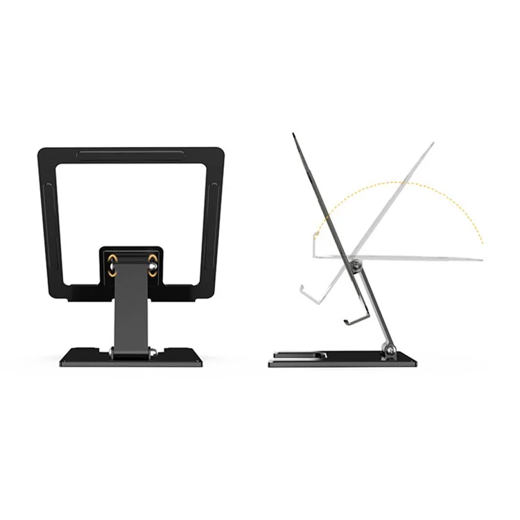 CCT17 Folding Desktop Mini PC Holder Portable Anti-Slip Metal Tablets Stand Support 1000g Loading Bearing - Tarnish
