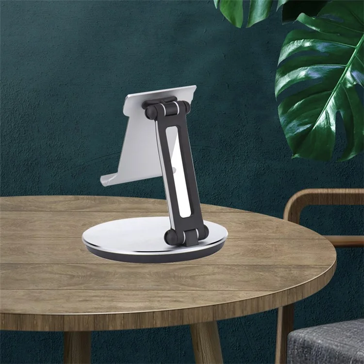 TM04 Foldable Aluminum Alloy Tablet Bracket Desktop Adjustable Tablet Holder Stand