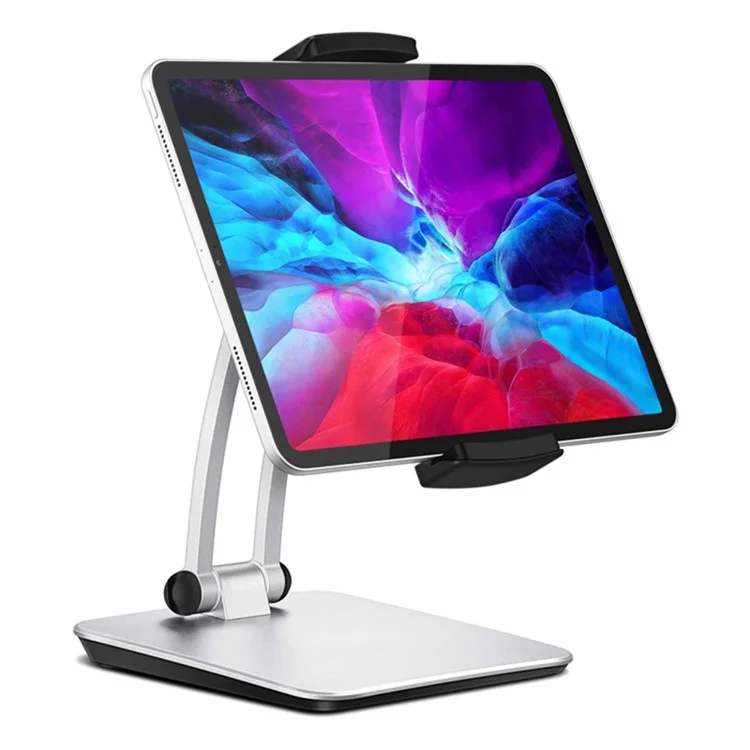 TM1901 Foldable 4.7-12.9inch Phone Tablet Stand Aluminum Alloy Plastic Desktop Rotatable Tablet Holder