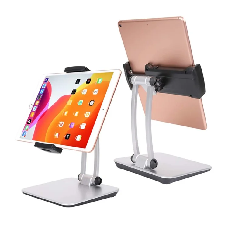 TM1901 Foldable 4.7-12.9inch Phone Tablet Stand Aluminum Alloy Plastic Desktop Rotatable Tablet Holder