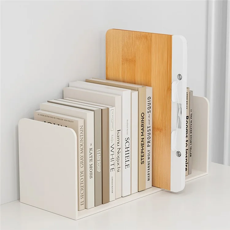 BG-2 Desktop Book Stand Folding Metal Book Holder Portable 50-Degree Adjustable Reading Stand with Clip