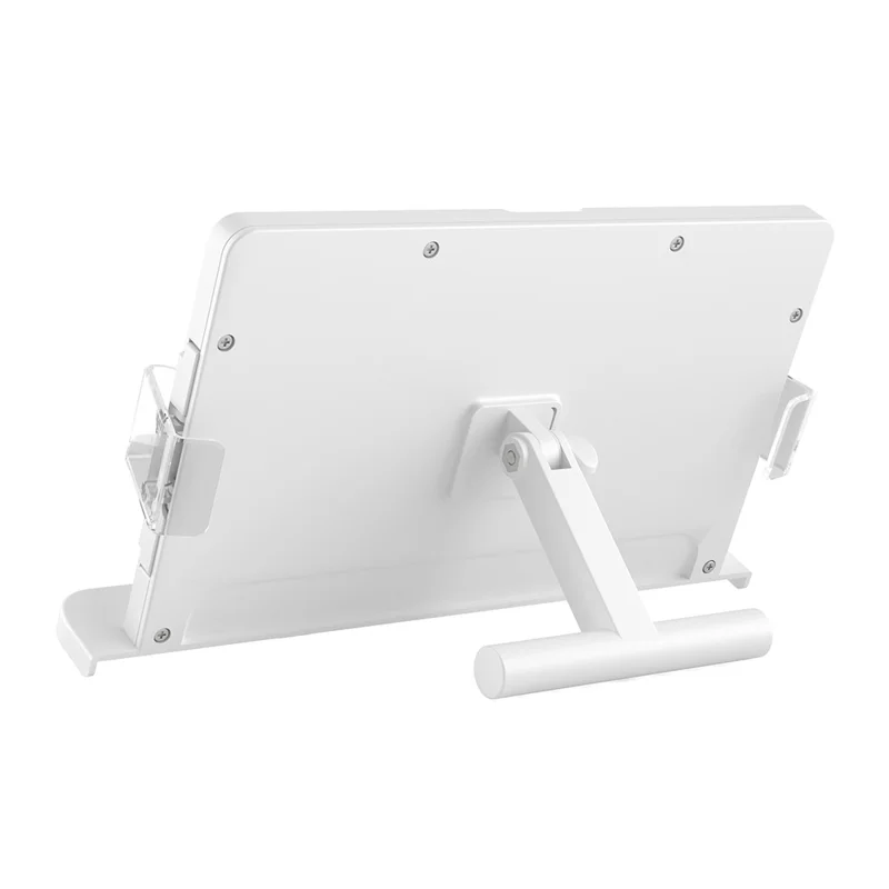 BG-1B Desktop Book Stand with Clip Folding Book Holder Portable 180-Degree Adjustable Reading Stand
