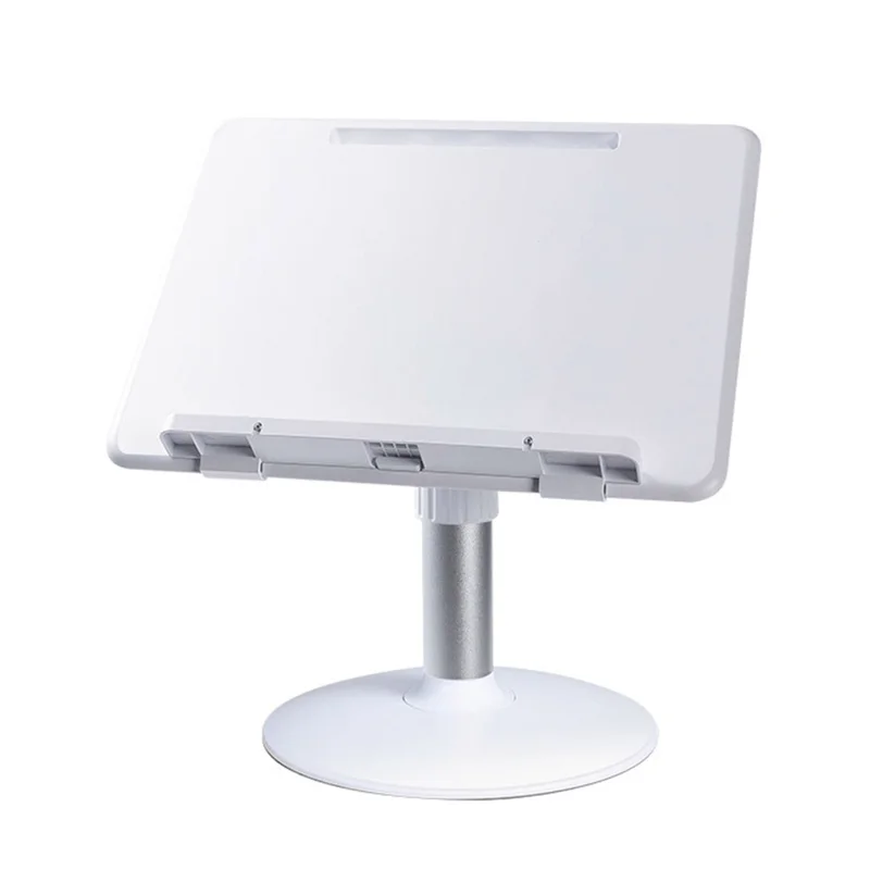 Height Angle Adjustable Book Stand Desktop Book Holder Aluminum Alloy Reading Stand for Laptops, Tablets